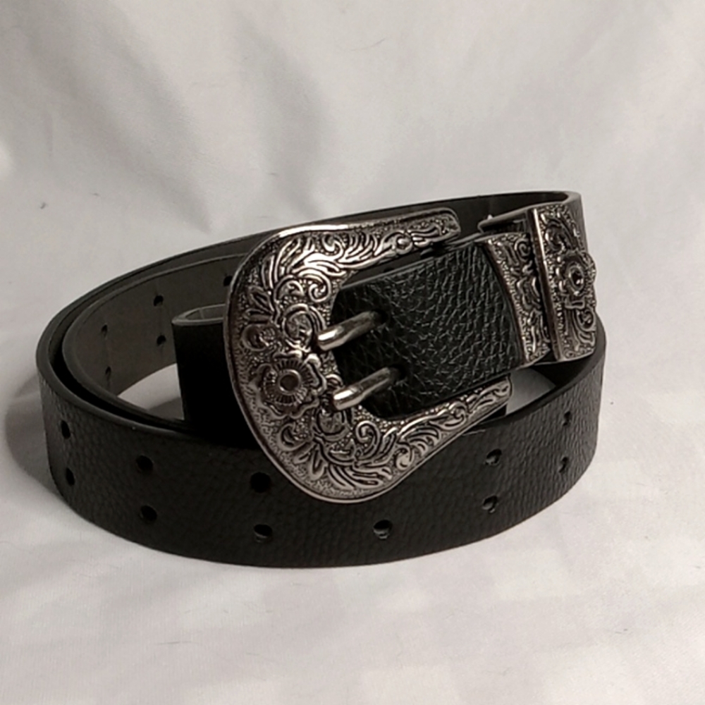 belt Western style Black Vegan leather Women's XL